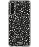 HappyCase Samsung Galaxy S21 FE Hoesje Flexibel TPU Stipjes Print