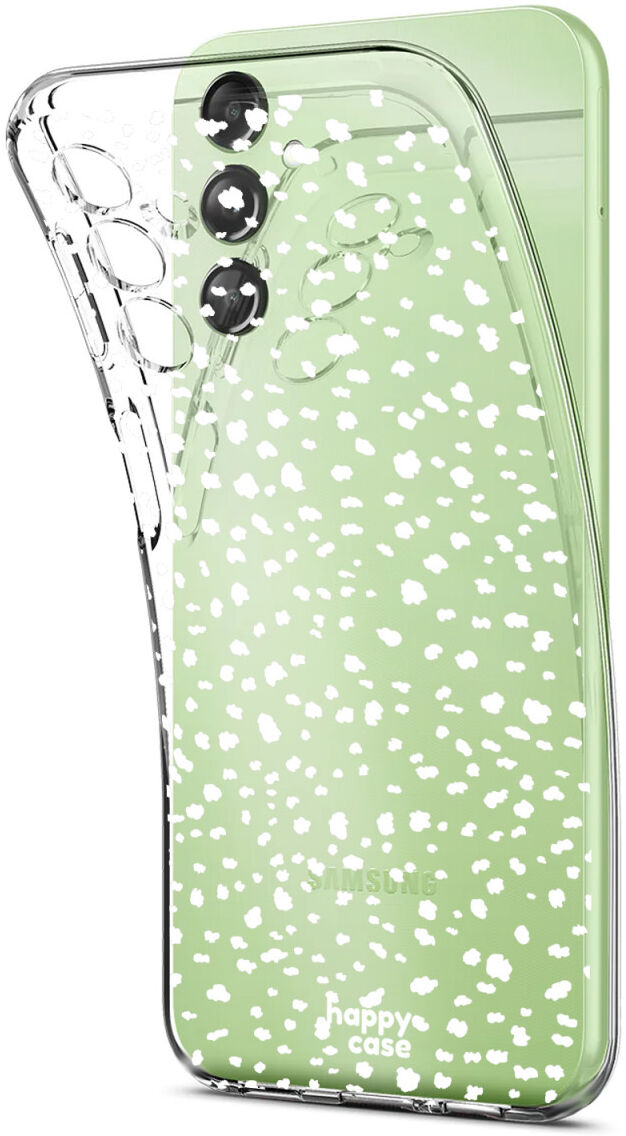 HappyCase Samsung Galaxy A34 Hoesje Flexibel TPU Stipjes Print afbeelding 4