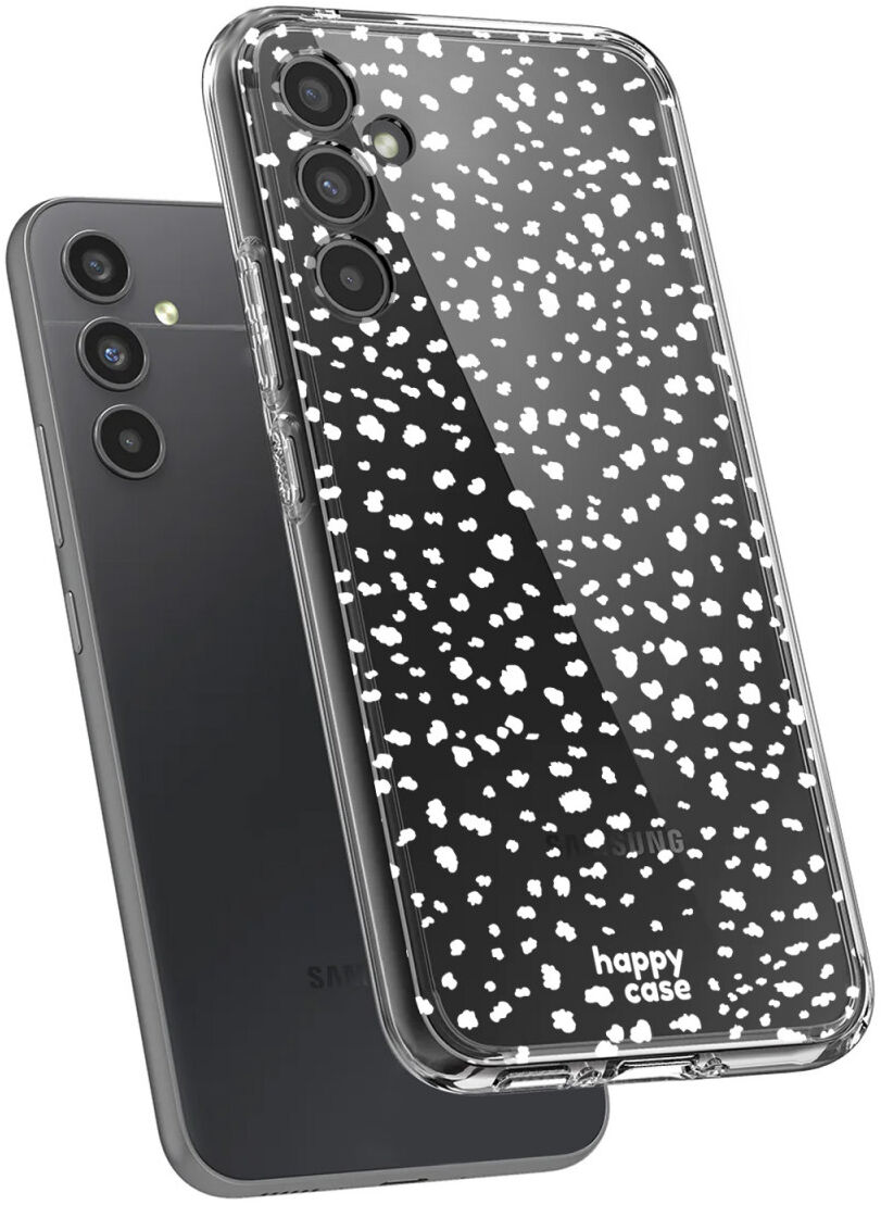 HappyCase Samsung Galaxy A34 Hoesje Flexibel TPU Stipjes Print afbeelding 9