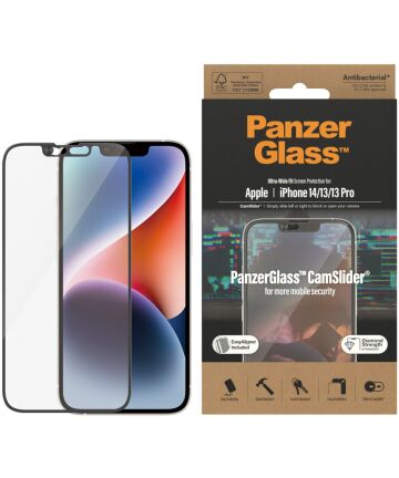 PanzerGlass Ultra-Wide Camslider iPhone 14/13/13 Pro Screen Protector Screen Protectors