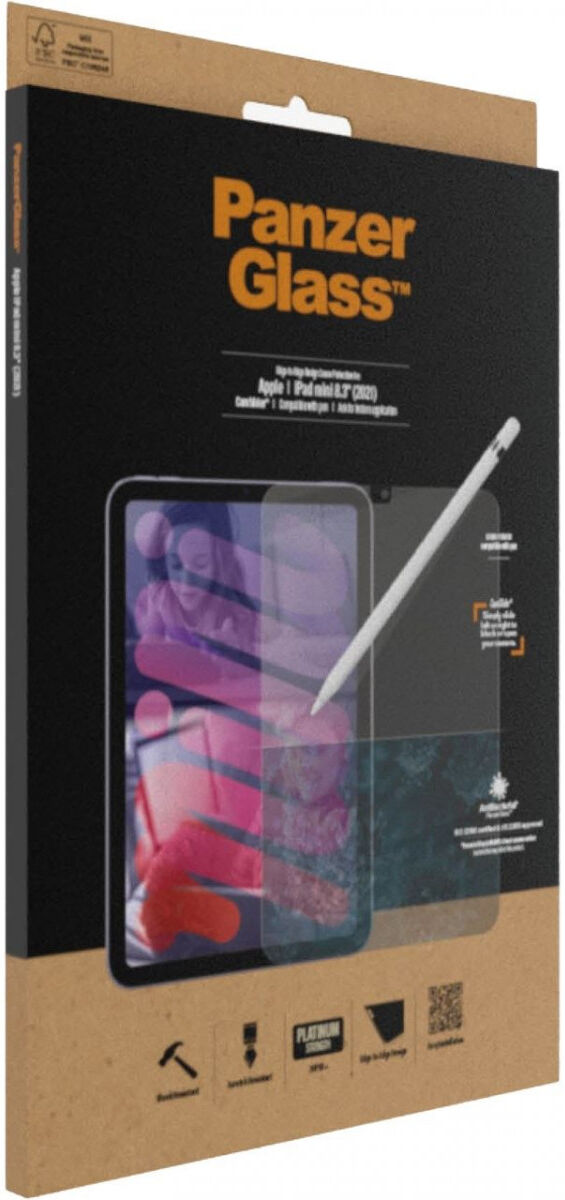 PanzerGlass Camslider Apple iPad Mini 7/6 Screen Protector Case Friendly afbeelding 4
