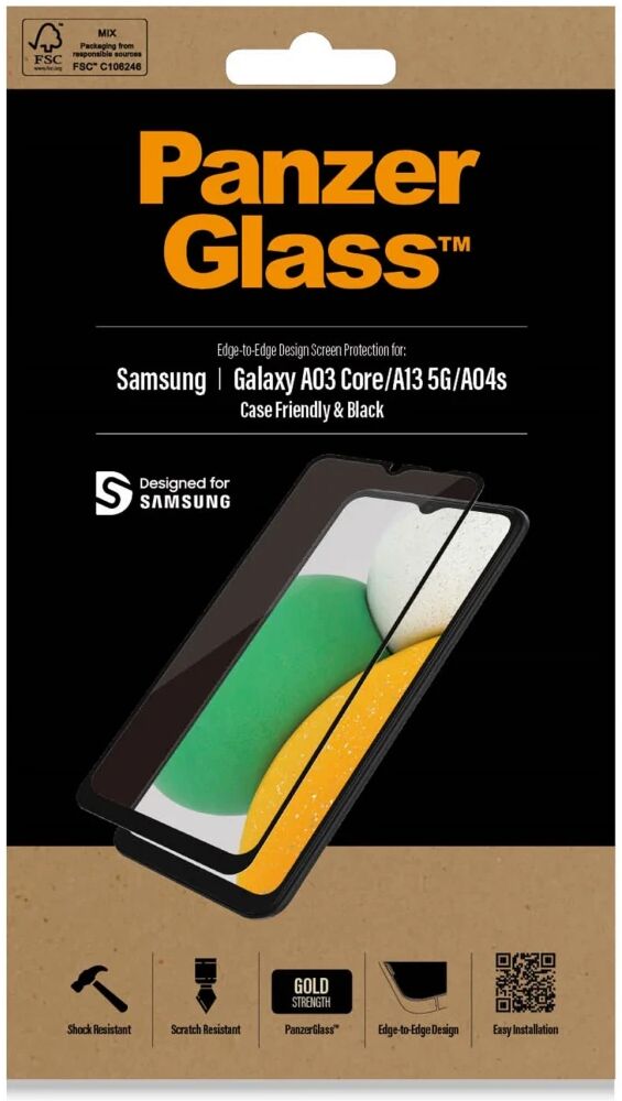 PanzerGlass Samsung Galaxy A13 5G/A04s Screen Protector Case Friendly afbeelding 10