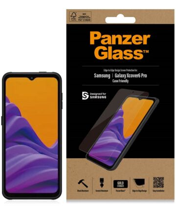 PanzerGlass Samsung Galaxy Xcover 6 Pro Screen Protector Case Friendly Screen Protectors