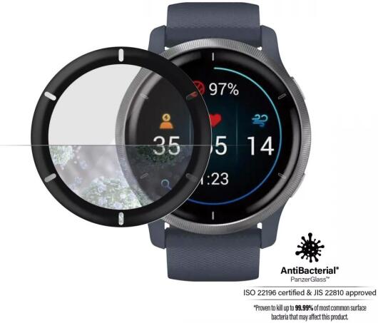 PanzerGlass - Garmin Venu 2/Venu 2 Plus/Vivoactive 4 Screen Protector afbeelding 2