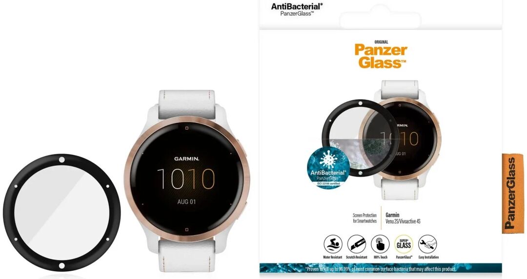 PanzerGlass - Garmin Venu 2S / Vivoactive 4S Screen Protector afbeelding 1