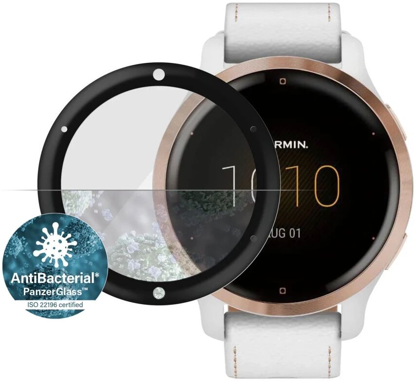 PanzerGlass - Garmin Venu 2S / Vivoactive 4S Screen Protector afbeelding 2