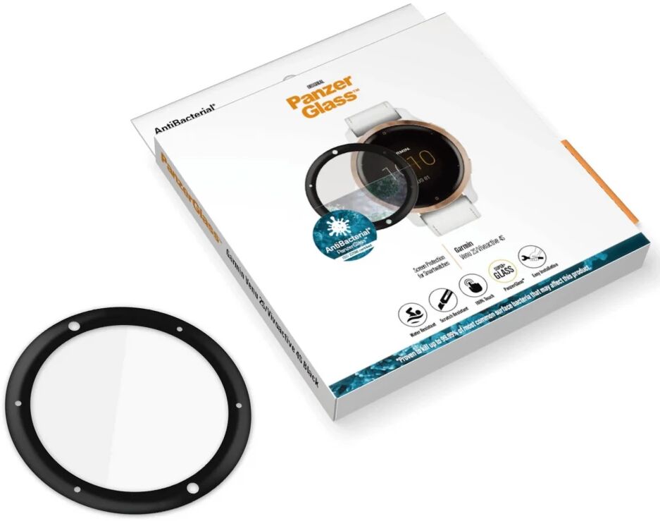 PanzerGlass - Garmin Venu 2S / Vivoactive 4S Screen Protector afbeelding 6