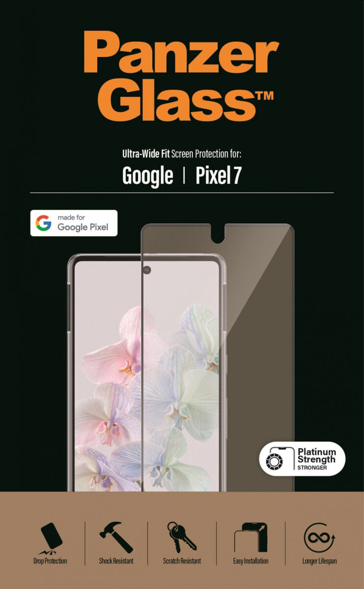 PanzerGlass Ultra-Wide Google Pixel 7 Screen Protector Antibacterieel afbeelding 3