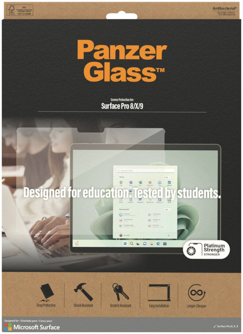 PanzerGlass Microsoft Surface Pro X / Pro 8 / Pro 9 Screen Protector afbeelding 2