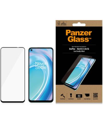PanzerGlass OnePlus Nord CE 2 Lite Screen Protector Case Friendly Screen Protectors