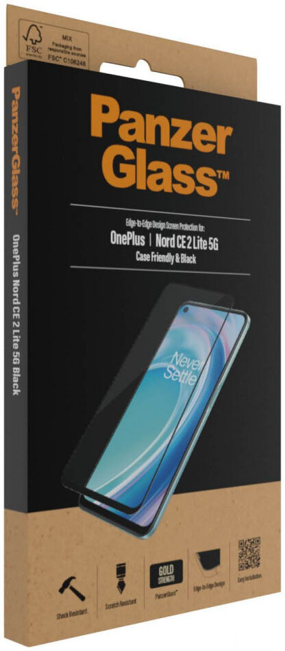 PanzerGlass OnePlus Nord CE 2 Lite Screen Protector Case Friendly afbeelding 5