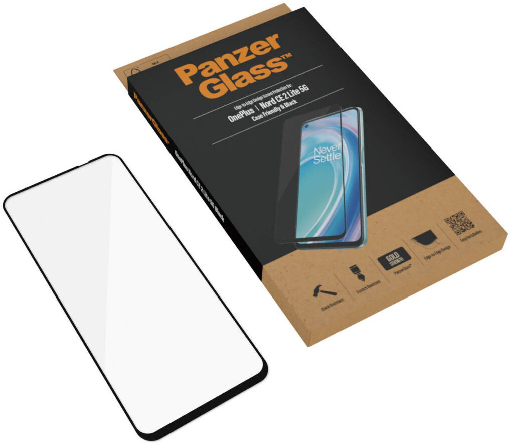 PanzerGlass OnePlus Nord CE 2 Lite Screen Protector Case Friendly afbeelding 6