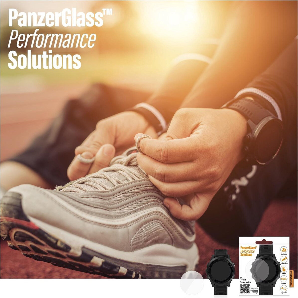 PanzerGlass Universele Antibacteriële 39MM Smartwatch Screenprotector afbeelding 3