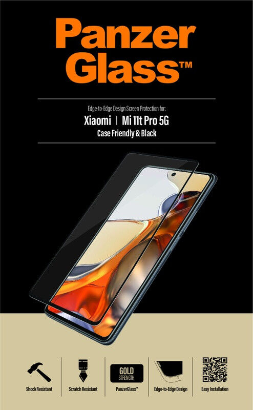 PanzerGlass Xiaomi Mi 11T / Mi 11T Pro Screen Protector Case Friendly afbeelding 2