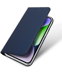 Dux Ducis Skin Pro Apple iPhone 15 Hoesje Portemonnee Book Case Blauw