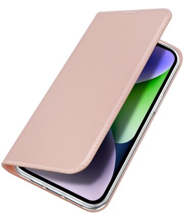 Dux Ducis Skin Pro Apple iPhone 15 Hoesje Portemonnee Book Case Roze Hoesjes