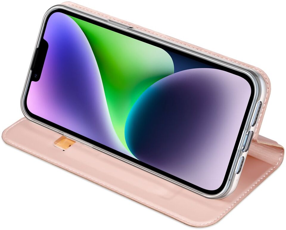 Dux Ducis Skin Pro Apple iPhone 15 Plus Hoesje Portemonnee Roze afbeelding 5