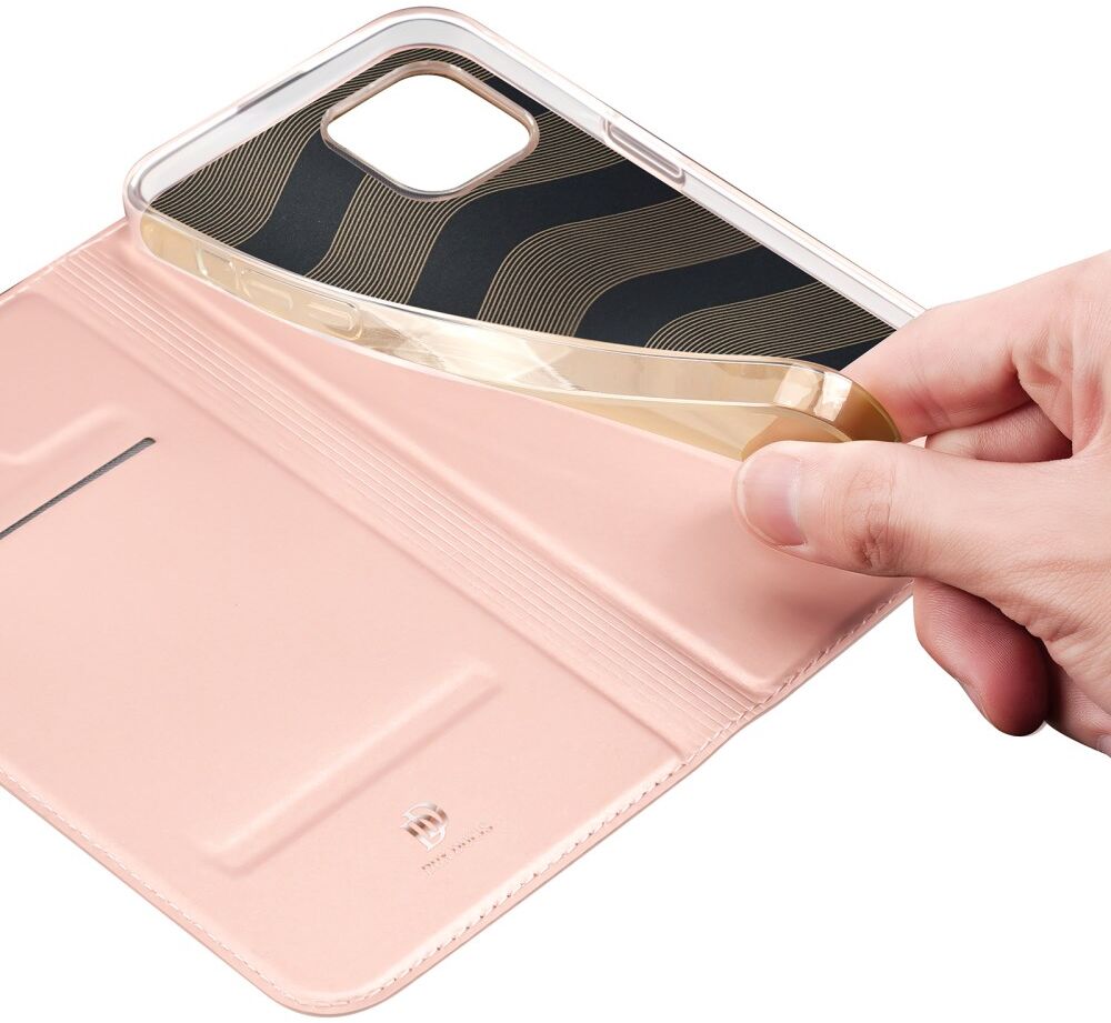 Dux Ducis Skin Pro Apple iPhone 15 Plus Hoesje Portemonnee Roze afbeelding 7