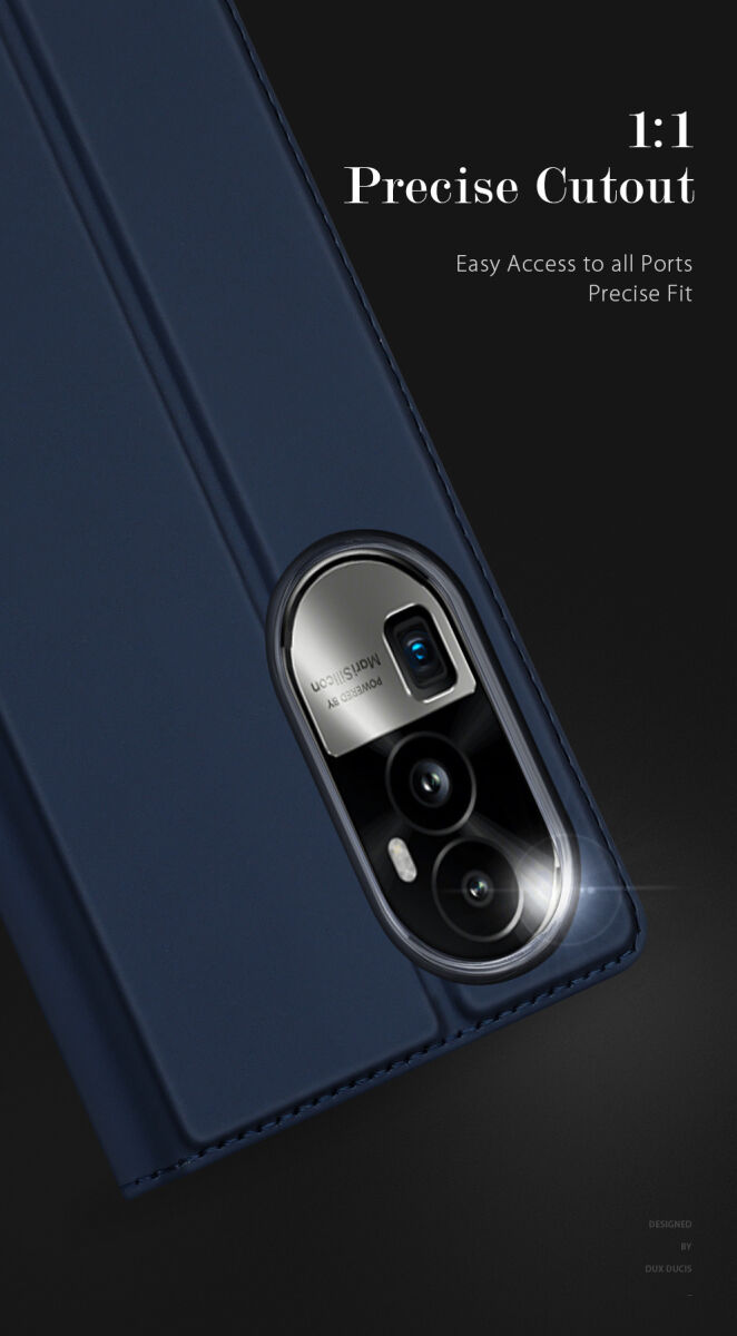 Dux Ducis Skin Pro Oppo Reno 10 Pro Plus Hoesje Portemonnee Blauw afbeelding 11