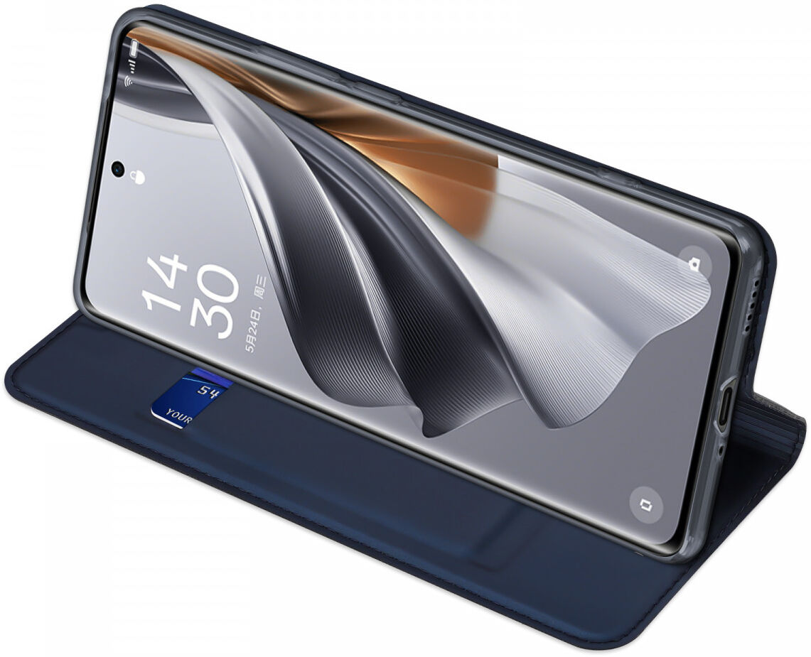 Dux Ducis Skin Pro Oppo Reno 10 Pro Plus Hoesje Portemonnee Blauw afbeelding 4