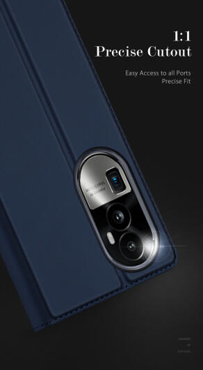 Dux Ducis Skin Pro Oppo Reno 10 Pro Plus Hoesje Portemonnee Blauw afbeelding 11