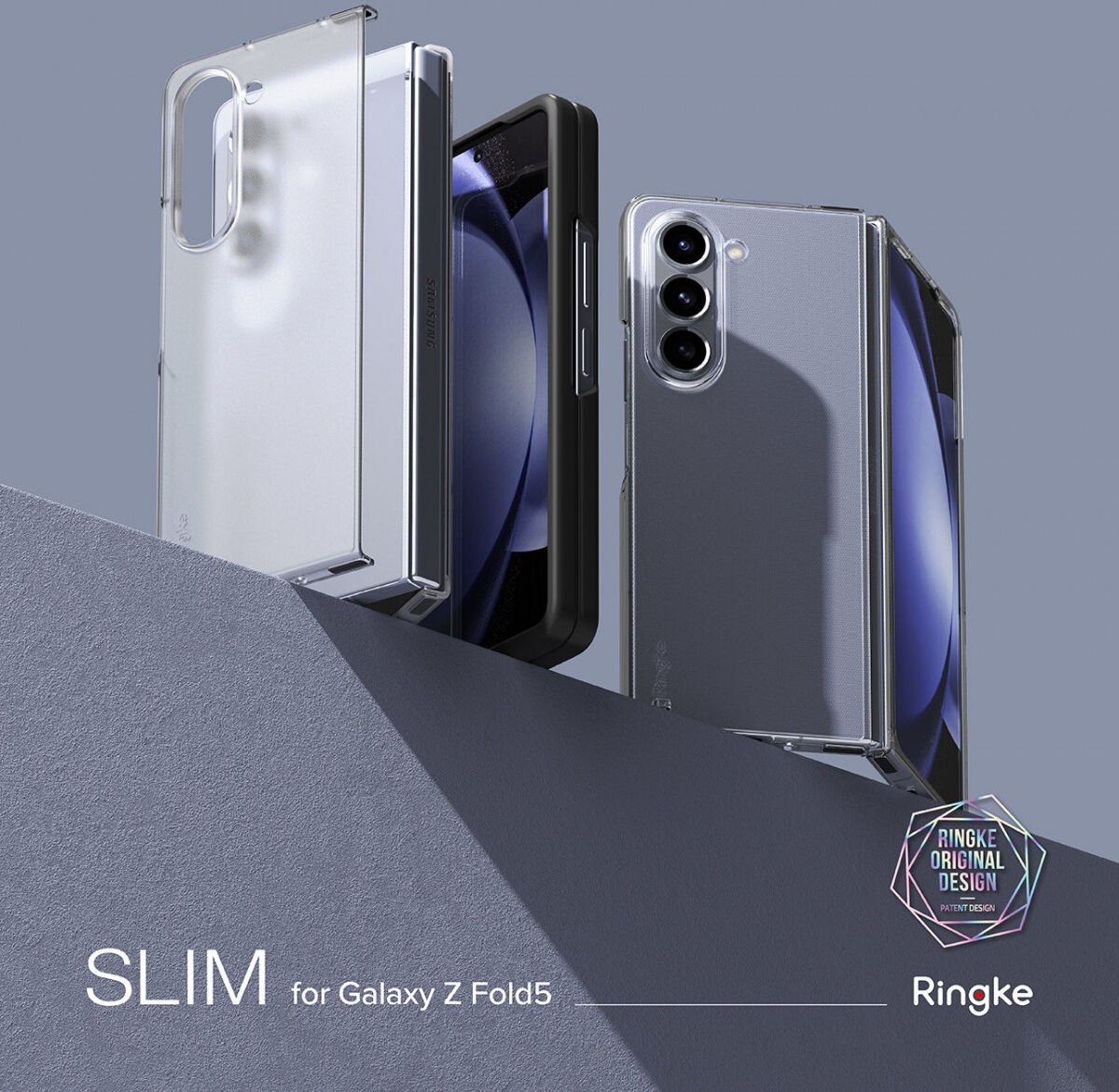 Ringke Slim Samsung Galaxy Z Fold 5 Hoesje Ultra Dun Transparant afbeelding 2