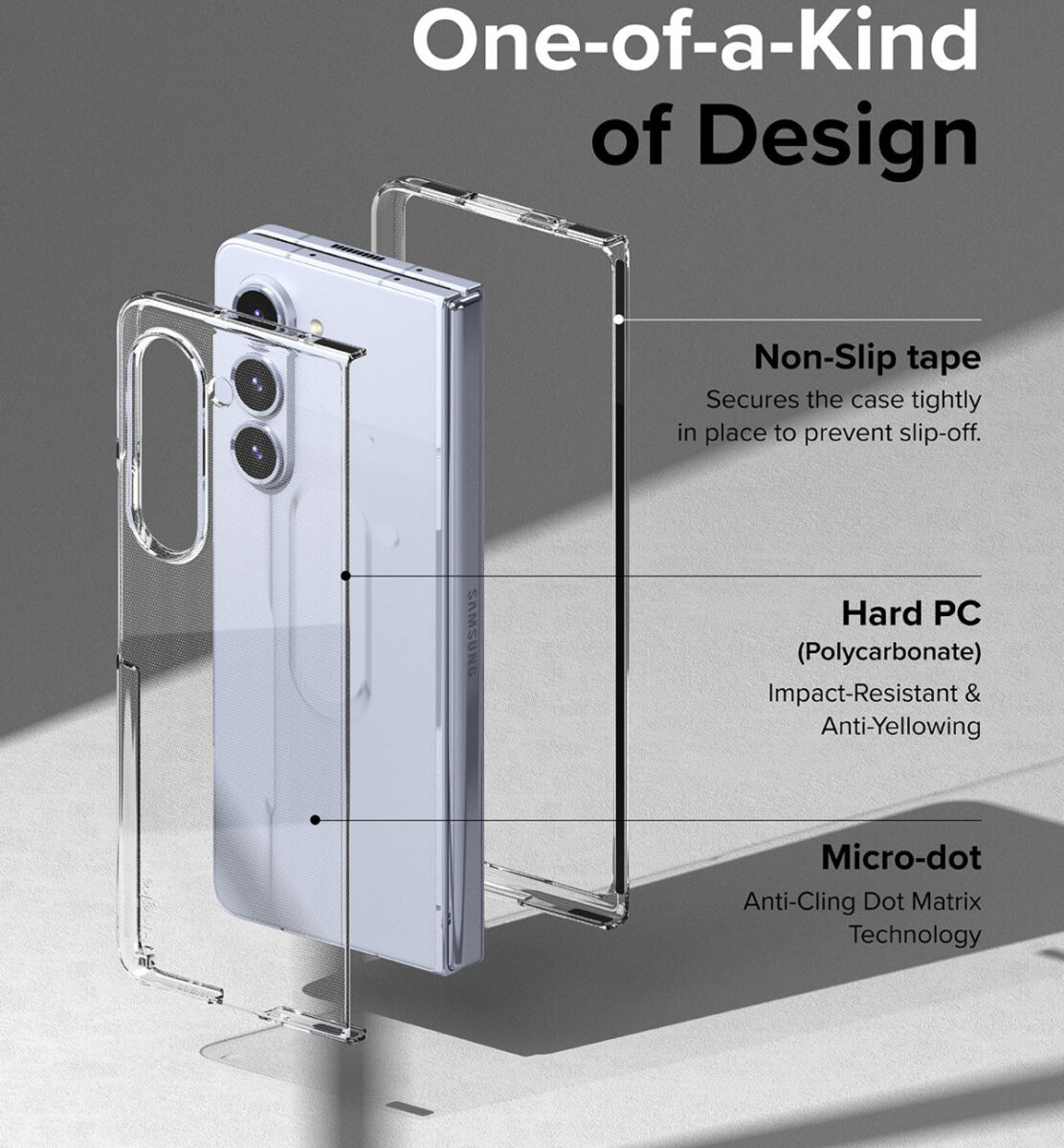 Ringke Slim Samsung Galaxy Z Fold 5 Hoesje Ultra Dun Transparant afbeelding 6