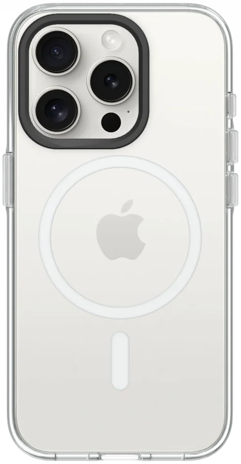 Rhinoshield Clear Apple iPhone 15 Pro Back Cover MagSafe Transparant afbeelding 1