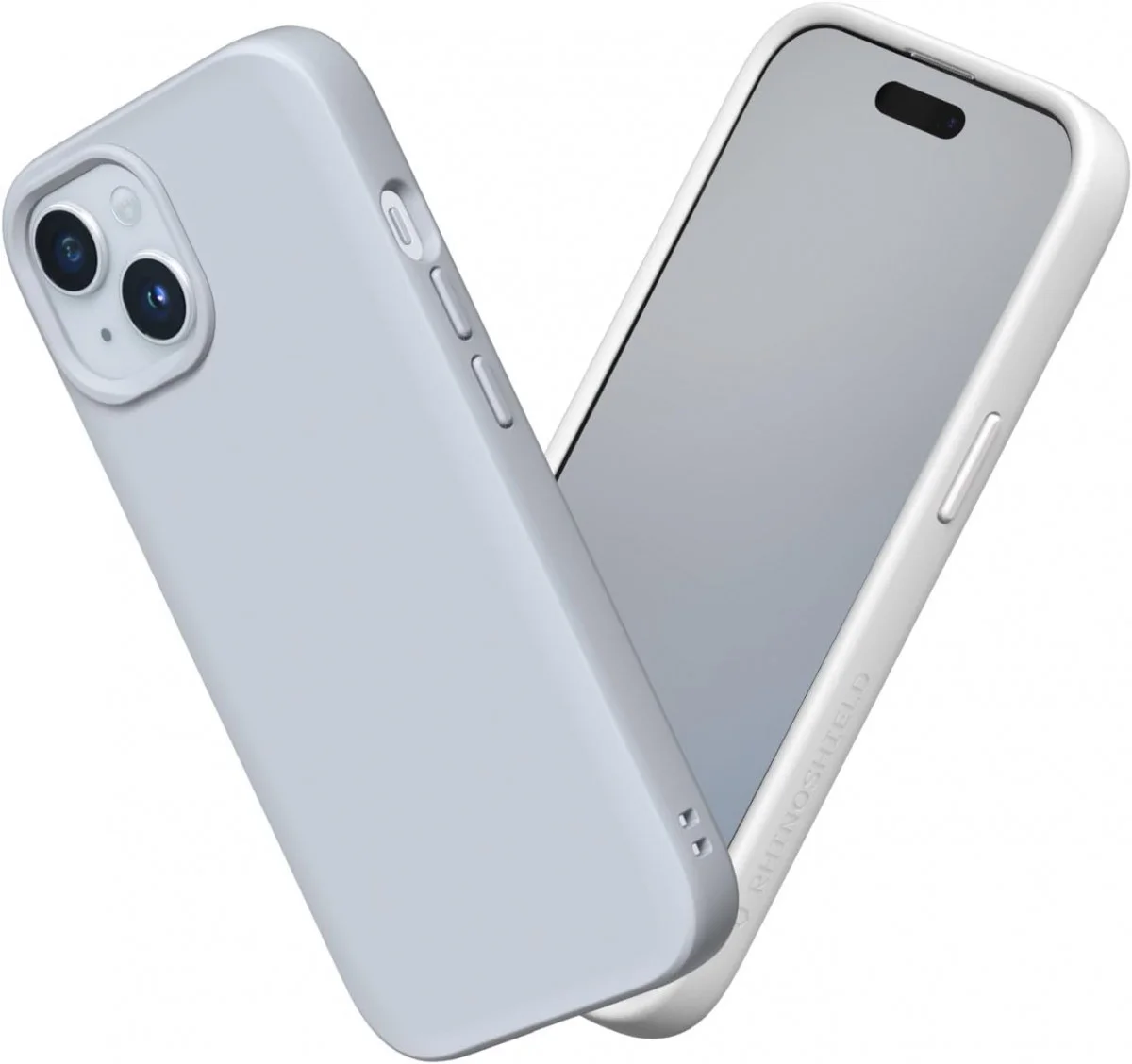 RhinoShield SolidSuit Apple iPhone 15 Hoesje Ash Grey afbeelding 1