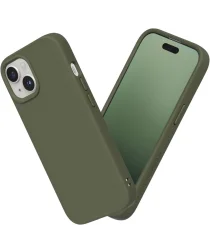 RhinoShield SolidSuit Apple iPhone 15 Hoesje Seaweed Green