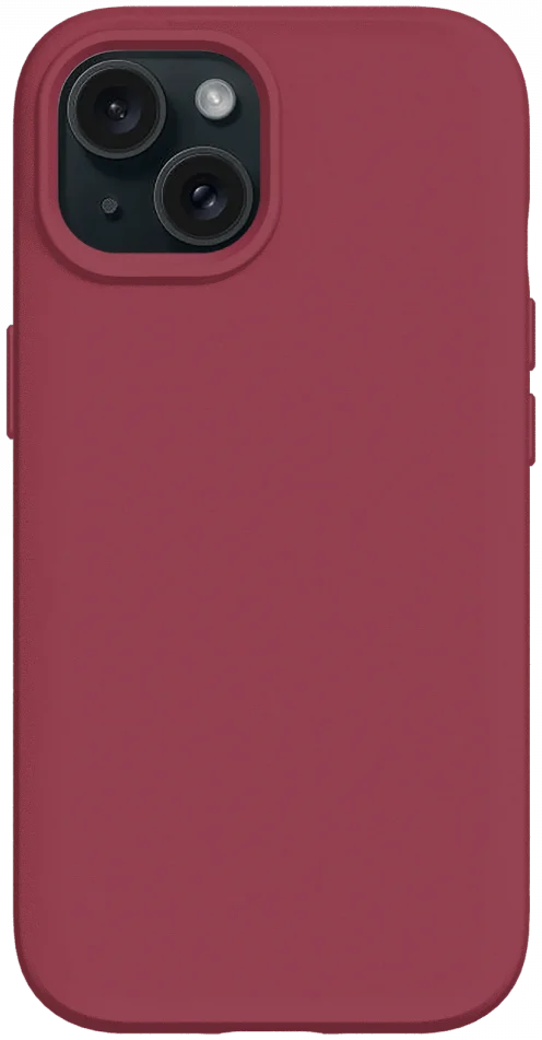 RhinoShield SolidSuit Apple iPhone 15 Hoesje Bordeaux Red afbeelding 2