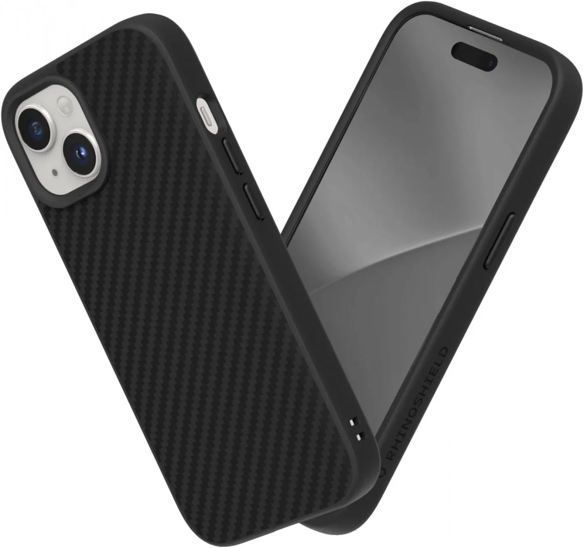 RhinoShield SolidSuit Apple iPhone 15 Hoesje Carbon Zwart afbeelding 1