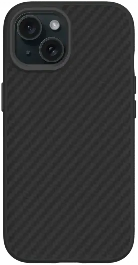 RhinoShield SolidSuit Apple iPhone 15 Hoesje Carbon Zwart afbeelding 2