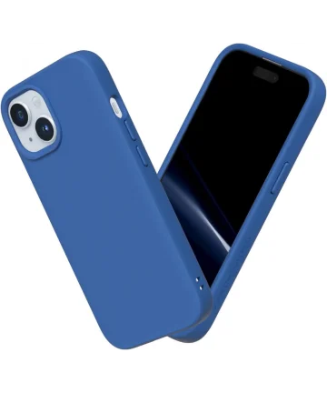RhinoShield SolidSuit iPhone 15 Plus Hoesje Back Cover Cobalt Blue Hoesjes