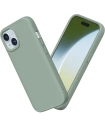 RhinoShield SolidSuit iPhone 15 Plus Hoesje Back Cover Sage Green