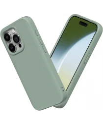 RhinoShield SolidSuit iPhone 15 Pro Hoesje Back Cover Sage Green