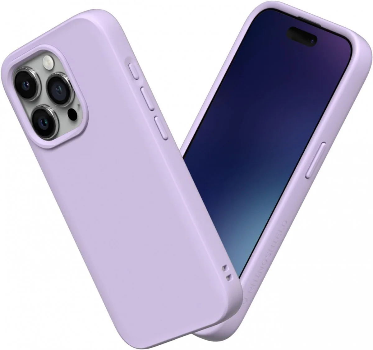 RhinoShield SolidSuit  iPhone 15 Pro Hoesje Back Cover Violet afbeelding 1