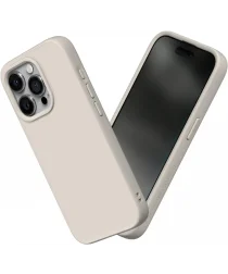 RhinoShield SolidSuit iPhone 15 Pro Max Back Cover Shell Beige