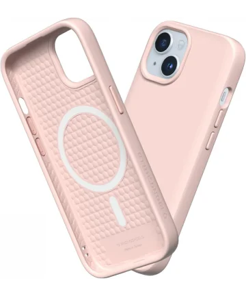 Rhinoshield Solidsuit Apple iPhone 15 Hoesje MagSafe Blush Pink Hoesjes