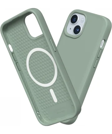 Rhinoshield Solidsuit Apple iPhone 15 Hoesje MagSafe Sage Green Hoesjes