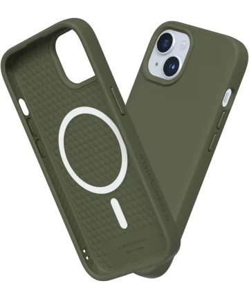Rhinoshield Solidsuit Apple iPhone 15 Hoesje MagSafe Seaweed Green Hoesjes
