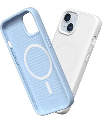 Rhinoshield Solidsuit Apple iPhone 15 Hoesje MagSafe Glacier Blue Hoesjes