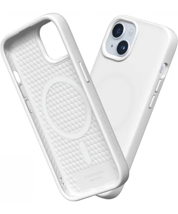 Rhinoshield Solidsuit Apple iPhone 15 Plus Hoesje MagSafe White Hoesjes