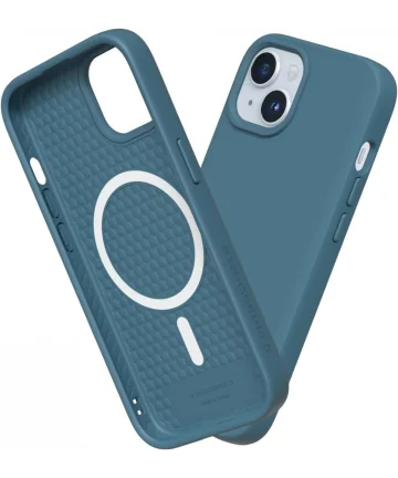 Rhinoshield Solidsuit Apple iPhone 15 Plus Hoesje MagSafe Ocean Blue Hoesjes