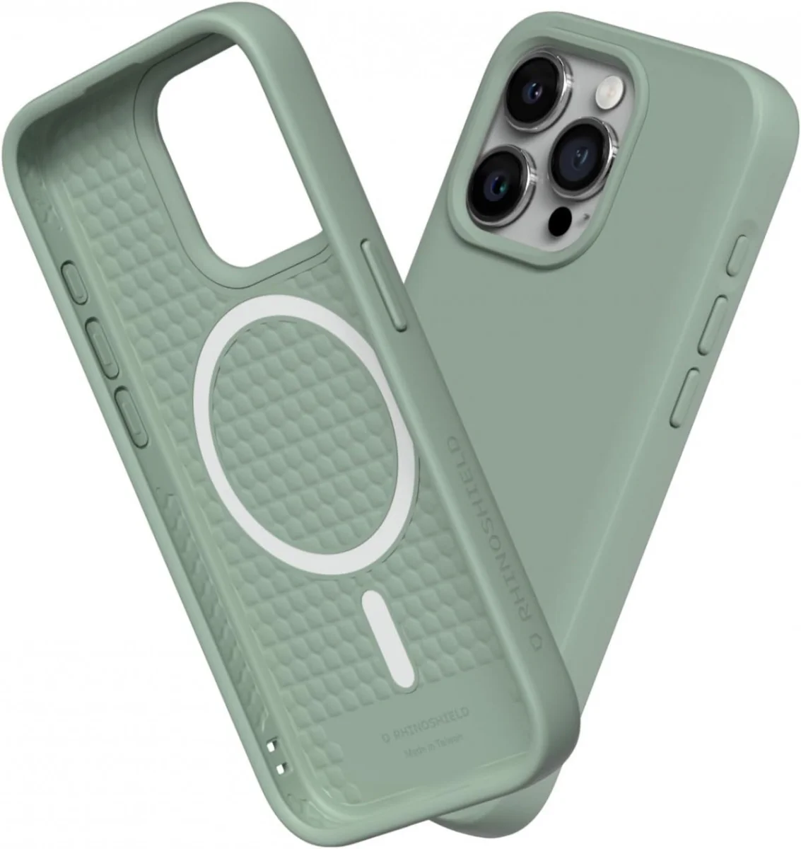Rhinoshield Solidsuit Apple iPhone 15 Pro Hoesje MagSafe Sage Green afbeelding 1