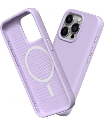 Rhinoshield Solidsuit iPhone 15 Pro Max Hoesje MagSafe Violet Hoesjes
