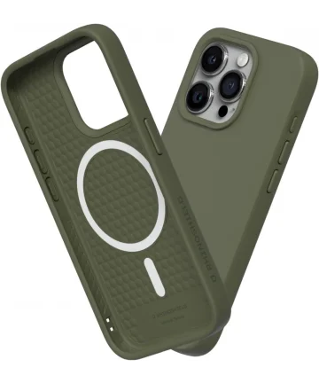 Rhinoshield Solidsuit iPhone 15 Pro Max Hoesje MagSafe Seaweed Green Hoesjes