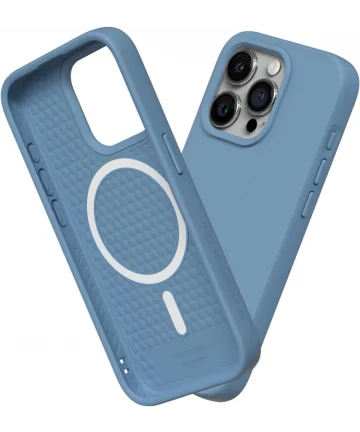 Rhinoshield Solidsuit iPhone 15 Pro max Hoesje MagSafe Tide Blue Hoesjes