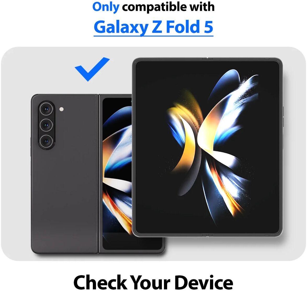 Whitestone All In One Pack Samsung Galaxy Z Fold 5 Bescherm Set 2+2+2 afbeelding 7