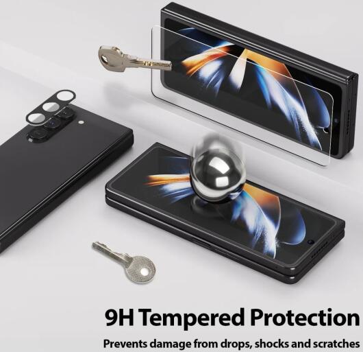 Whitestone All In One Pack Samsung Galaxy Z Fold 5 Bescherm Set 2+2+2 afbeelding 4